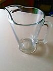 Vintage Beer Heavy Clear Glass Pitcher 7 cups free shipping water beverage