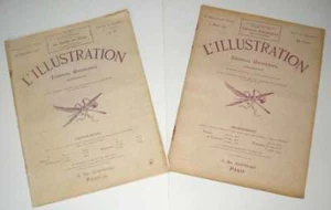 L'ILLUSTRATION Journal Universal Hebdomadaire de Baschet R. 1917&1923 Lot of Two - Bild 1 von 12