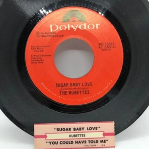 THE RUBETTES {Pop Rock 45} Sugar Baby Love / You Could Have Told Me - Picture 1 of 2