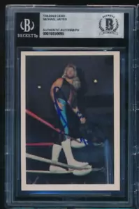 1988 WONDERAMA NWA #21 MICHAEL HAYES rc signed auto BAS BECKETT very tough - Picture 1 of 2