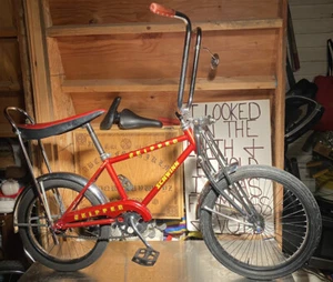 Vtg Schwinn Skipper Custom 20” Spring Fork Bananna Seat, 18” Coaster Brake, Red - Picture 1 of 9