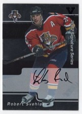 2001-02 Be a Player Signature Series Autographs Robert Svehla Auto Florida