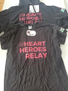 Heart Heroes Relay Hoodie And Tshirt Bundle Black Size M - Picture 1 of 9