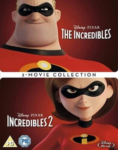THE INCREDIBLES DOUBLE MOVIE COLLECTION Blu-ray PART 1 2 FILM UK DISNEY PIXAR R2 - Picture 1 of 2