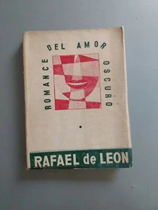 Rafael de Leon - Romance del amor oscuro - Ed Milco 1957 - Picture 1 of 4
