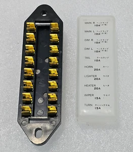 TOYOTA LAND CRUISER FJ40 FJ43 FJ45 HJ45 BJ40 BJ42 BJ43 FUSE BOX AND COVER NEW - Imagen 1 de 7