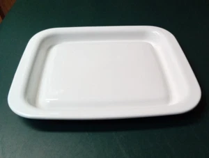 Parrilla de microondas rectangular blanca vintage Corning Ware MW-3 - Imagen 1 de 7