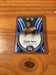 2020 Topps Women’s Division WWE Ember Moon Autograph Card #/25 Athena Blue - Foto 1 di 2