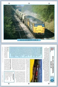 A1A-A1A Locomotive, Class 30 - Golden Age - British - Legendary Trains Maxi Card - Picture 1 of 1