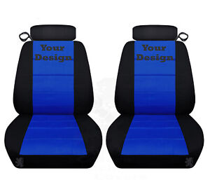 Two Front Seat Covers for a 1994 to 2004 Ford Mustang Your Design Seat Covers