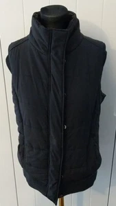 Lorna Jane Women's Black Wool Puffer Vest Size L Winter Outerwear - Picture 1 of 7