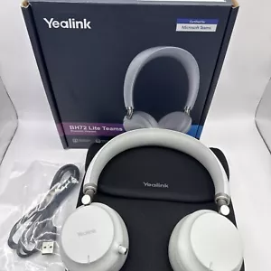 YEALINK BH72 LITE TEAMS AURICOLARE BLUETOOTH grigio chiaro - Foto 1 di 6