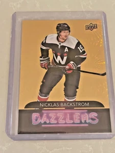 Nicklas Backstrom #DZ-147 2020-21 UD Extended Series Dazzlers Orange - Picture 1 of 2