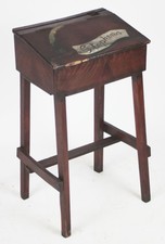 Old School Desk with Inkwell  - FREE Delivery [PL2359]