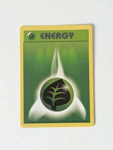 Pokemon Card WOTC Grass Energy 99/102 Base Non-holo Common Unlimited 1999 - NM - Picture 1 of 4