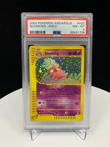 2003 Pokemon Aquapolis: Slowking Holo H22/H32 [PSA 8] - Picture 1 of 2