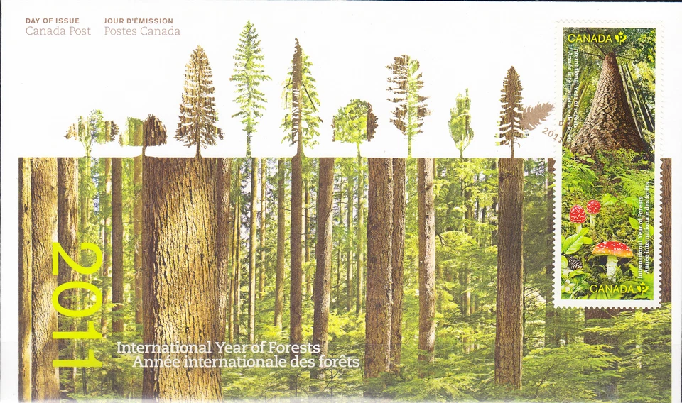 W CANADA 2463a FDC INTERNATIOLAN FOREST YEAR FIRST DAY COVER - Image 1 of 1