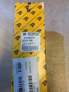 JCB Decal 930. 817/04772 - Picture 1 of 2