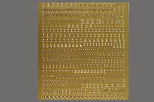 Pegatina Letras/Números 3-4mm Forma Estrella Nº 1165 - Imagen 1 de 8