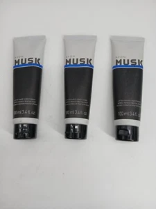 (Menge 3) Avon Marine Moschus Aftershave Conditioner 3,4 Unzen (versiegelt) Neu aus altem Lagerbestand... - Bild 1 von 7