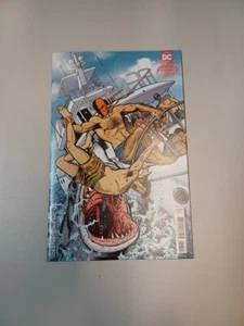 Traje de baño Deathstroke Inc # 12 (DC, 2022) primera impresión tarjeta stock variante - Imagen 1 de 2
