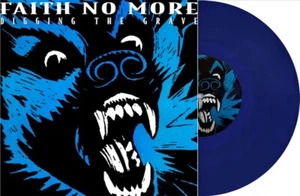 FAITH NO MORE DIGGING THE GRAVE 12" COLORED BLUE VINYL *LTD* LONDON RECORDS 1995 - Picture 1 of 5