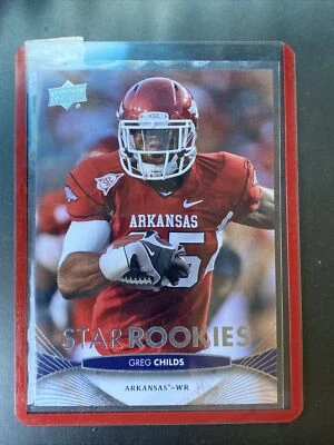 2012 Upper Deck Star Rookies Greg Childs Rookie Arkansas Razorbacks #87 - Image 1 of 2