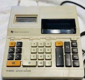 Texas Instruments TI-5130 Electronic Printing Calculator Not Work For Parts Only - Picture 1 of 3