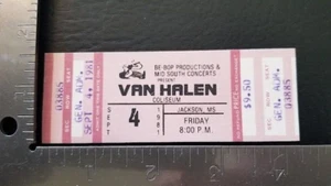 EDDIE VAN HALEN - BOLETO DE CONCIERTO COMPLETO VINTAGE 4 DE SEPTIEMBRE 1981 SIN USAR DAVID LEE ROTH - Imagen 1 de 2