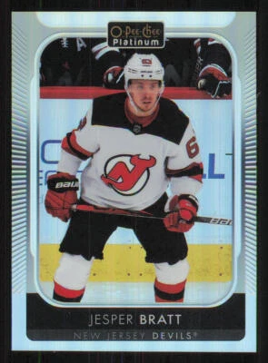 2021-22 O-Pee-Chee Platinum Rainbow #98 Jesper Bratt - Image 1 of 2