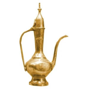 Tetera decorativa India latón 22cm dorada decoración - Imagen 1 de 1