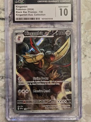 Kingambit 130 Sv: Scarlet & Violet Promo Cards Holo Gem Mint 10 - Image 1 of 2