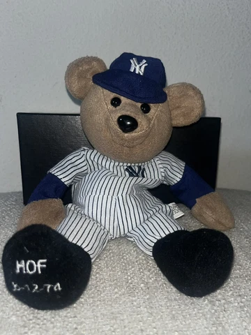 MICKEY MANTLE NY Yankees Hall of Fame HOF Beanie Plush Bear New York sports ball Cover
