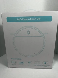 2 in 1 Robot Vacuum & Mop Combo MAMNV BR151 WiFi Connection & Remote NEW IN BOX - Picture 1 of 6