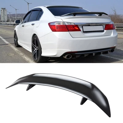 For Honda Accord 4 Glossy Black 46" Car Rear Trunk Spoiler Lip Wing Racing Foto 1 de 4