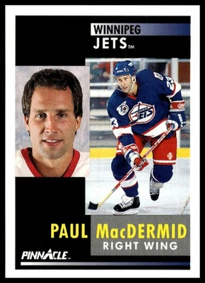 1991-92 Pinnacle #279 Paul MacDermid - Image 1 of 2