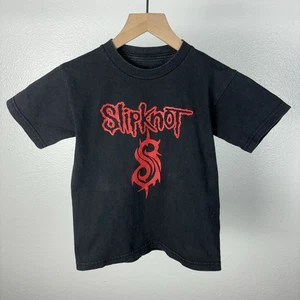 Y2K Slipknot Tour Band Metal Punk Grunge Vintage T Shirt Size Youth Medium - Picture 1 of 4