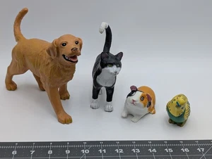 Lote de figuras de mascotas de recursos de aprendizaje perro gato pájaro hámster - Imagen 1 de 11
