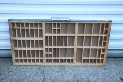 Antique Hamilton Type Case Shadow Box - Image 1 of 3