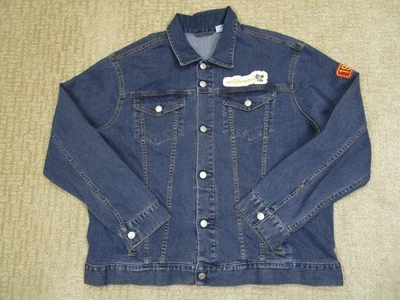 Chaqueta Denim Disney Mickey Mouse Para Hombres XL Camionero Walt Disney World Parche Parques Foto 1 de 4