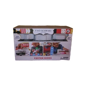 FAO Schwarz Custom Rides Auto Coloring Spielset Autowäsche 37 Teile Neu Open Box 1  - Bild 1 von 6