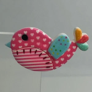 bird brooch 3.5 cm.  made, roll catch closure. - Picture 1 of 22