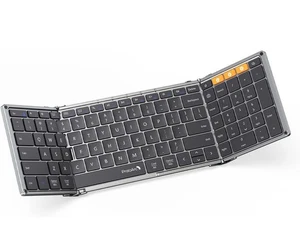 ProtoArc Foldable Bluetooth Keyboard, XK01 Folding Wireless Portable Keyboard - Picture 1 of 8
