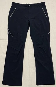 Columbia Pants Men 38 Black Titanium Titan Peak Hiking Outdoor Pockets Quick Dry - Picture 1 of 18