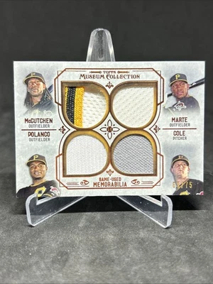 Colección Museo Topps McCutchen Marte Polanco Cole 2015 reliquia cuádruple/99 piratas Foto 1 de 2