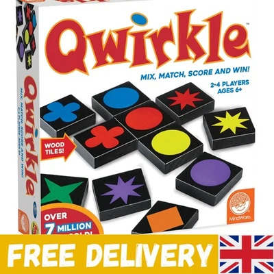 Strategic Qwirkle UK Edition Game - 2-4 Players | Perfect Family Entertainment - Image 1 of 4