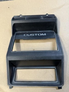 1980-1986 Ford Bronco Truck CUSTOM Radio dash bezel 80-86 W/NO radio Cutout - Bild 1 von 5