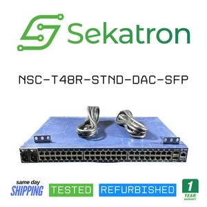 ♻️ Nodegrid NSC-T48R-STND-DAC-SFP Serial Console –│Intel Atom E3827 ⚡Fast Ship - Picture 1 of 2