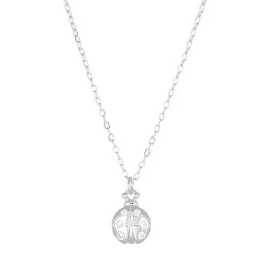 Amen Collana Donna in Argento 925 Coccinella con Zirconi Bianchi CLCOBBZ (269) - Immagine 1 di 2