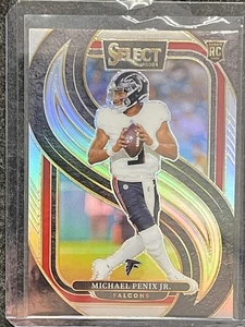 2024 Panini Select #110 Michael Penix Jr. Silver Prizm premier level Falcons RC - Bild 1 von 2